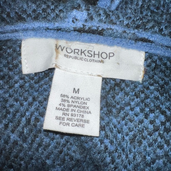 GUC black and blue sweater with hoodie - Picture 3 of 3